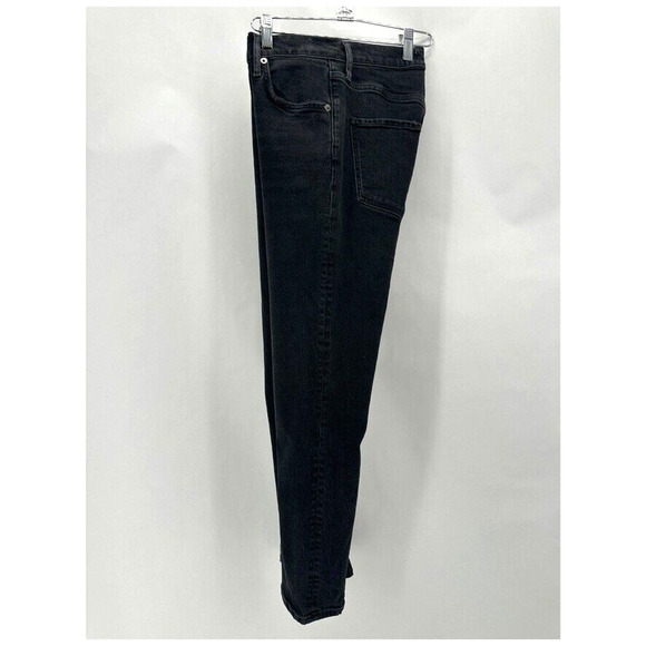Agolde Riley High Rise Straight Crop Jeans Revolve Size 26 Black Preppy‎ City - Picture 8 of 12